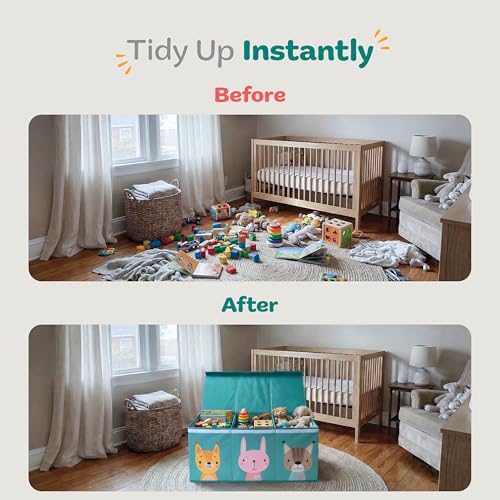 Extra Large Toy Storage Organizer with Lid