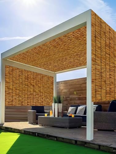 Bamboo Fence Bamboo Screens Outdoor for Patio (24 Sq Ft)