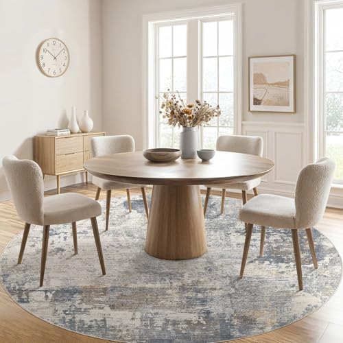 8ft Round Area Rug Living Room Rugs (24 Count)