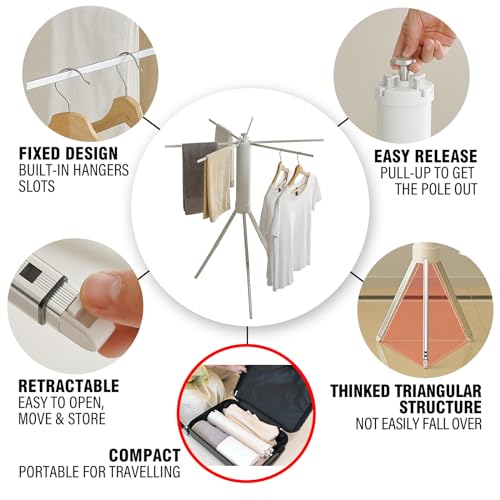 Clothes Drying Rack Portable Foldable