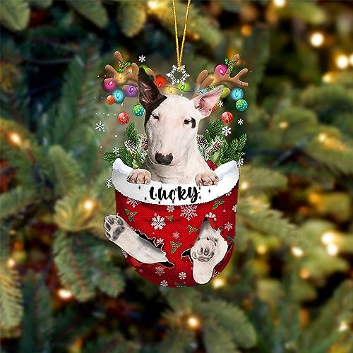 Bull Terrier 1 Dog Christmas Ornament
