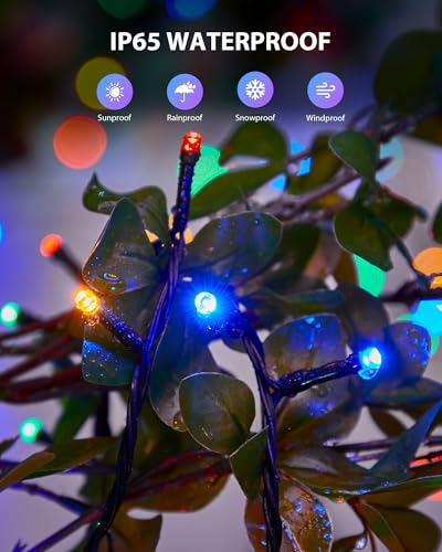 2 Pack Solar String Lights Outdoor (2 Count)