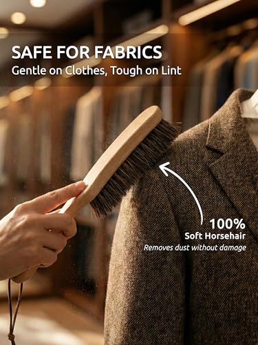 Horsehair Clothes Brush for Suits