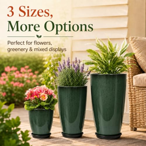 Set of 3 Tall Planter (3 Count)