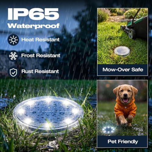 Mini Solar Ground Lights 24 Pack (24 Count)