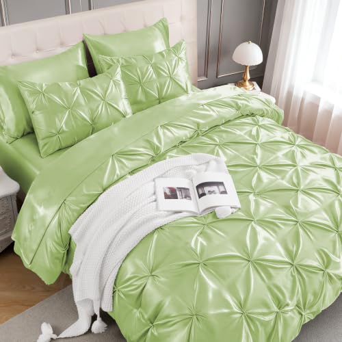 Satin King Size Comforter Set