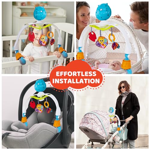 Baby Stroller Arch Toy with Relaxing Music & Lights
