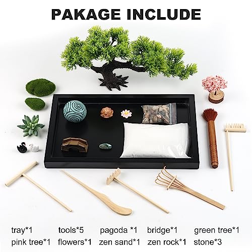 Zen Garden Kit for Desk Decor
