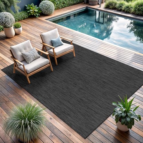 Outdoor Rug 8x10 Modern Area Rugs for Indoor and Outdoor Patios and Porches