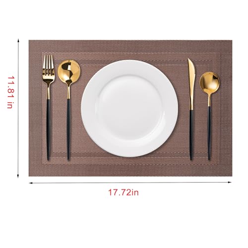 Placemats Set of 4 Washable Indoor (4 Count)