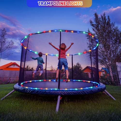 2 Pack 100 LED Solar Rope Lights Outdoor (66 Foot)