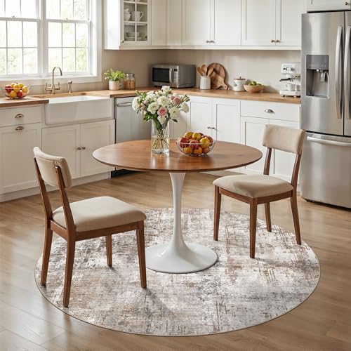 6ft Round Area Rug Living Room Rugs (24 Count)