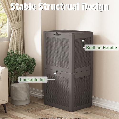 30 Gallon Outdoor Storage Box Waterproof