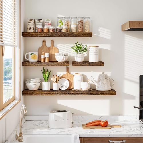 Floating Shelves 9 inch Deep 48”Long Set of 1