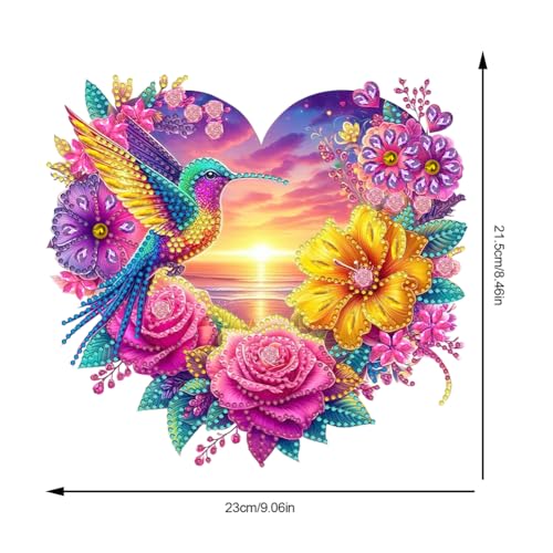 Flowers Hummingbird Diamond Art Kits