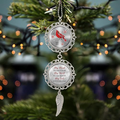 Memorial Car Rearview Ornament with Custom Names