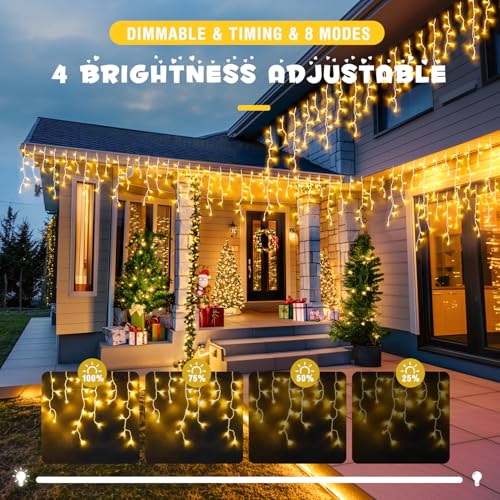 Christmas Icicle Lights for Outside