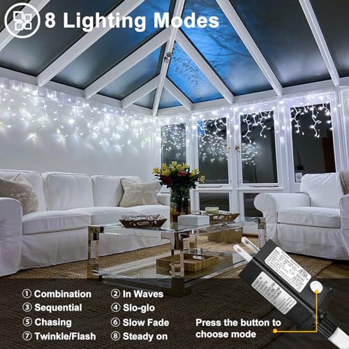 White Christmas Lights Outdoor