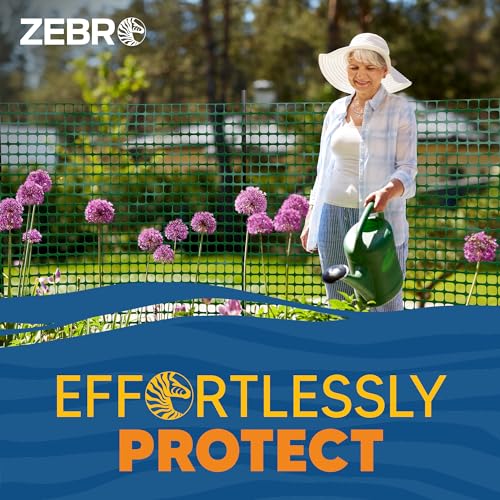 4' x 50' Green Plastic Garden Fence Roll (28800 sq inch)
