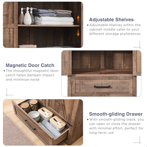 Farmhouse Kitchen Pantry Cabinet