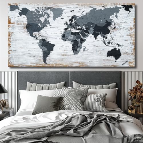 Canvas Wall Art Black Wall Decor Office Pictures for Living Room Decoration Picture Framed Artwork for Home Bedroom Decoration40 x79