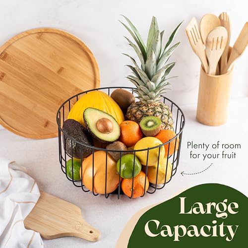 Fruit Basket for Kitchen Counter Set of 3 (3 Count)