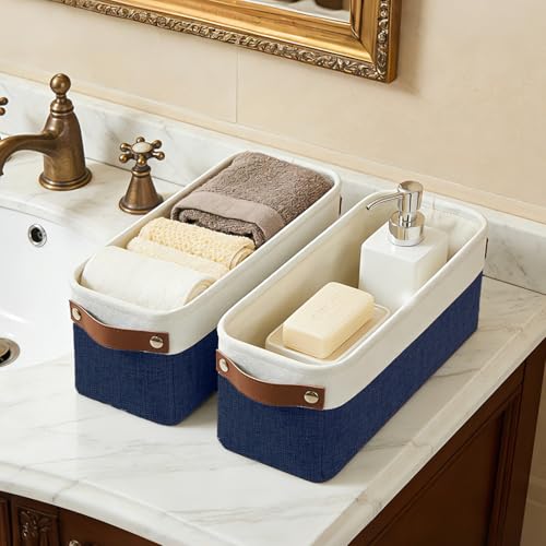 Small Fabric Storage Baskets (4 Count)