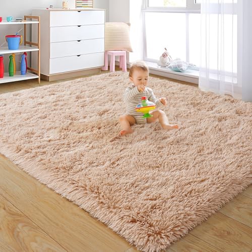 Fluffy Rug for Living Room Bedroom Soft Modern Shaggy Fuzzy Kids for Living Room