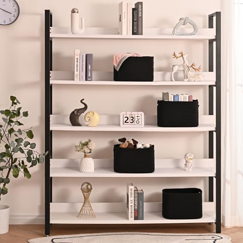 Black Storage Baskets for Shelves (4 Count)