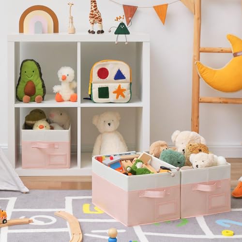 Closet Shelf Baskets with Label (3 Count)