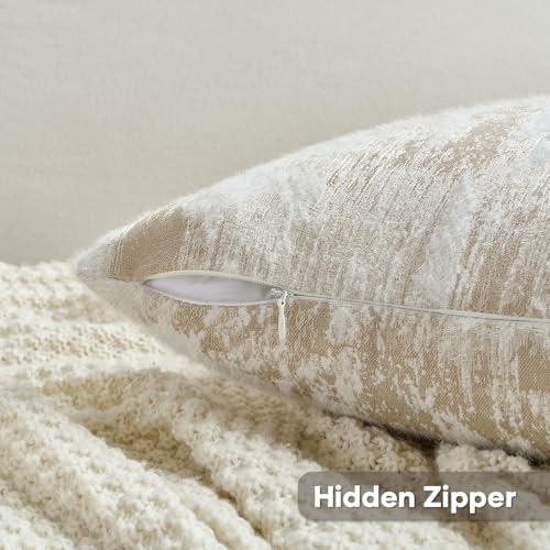Pack of 2 Faux Cashmere Throw Pillow Covers 22x22 Inch (2 Count)