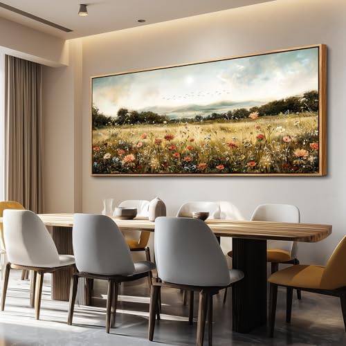 Large Canvas Wall Art For Kitchen Dining Room Vintage Decor