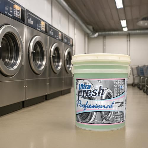 Professional 5 Gallon Fabric Softener for Commercial Washing Machines (640 Fl Oz)