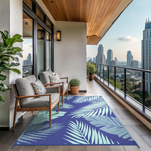 Outdoor Rug Waterproof Plastic Rugs for Patio