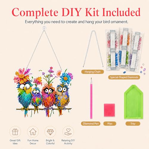 Bird Diamond Art Kits for Adults