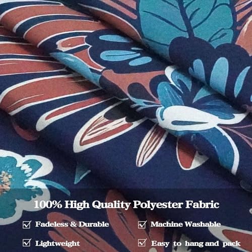 Boho Floral Mandala Tapestry Wall Hanging Blue Bohemian Flower Medallion Tapestry Aesthetic Vintage Navy Hippie Indian Small Tapestries for Bedroom Living Room Dorm Decor 40 x 30 Inch