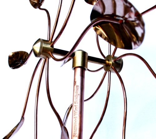 Kinetic Copper Wind Sculpture