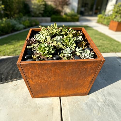 Corten Steel Planter Box 24 Inch