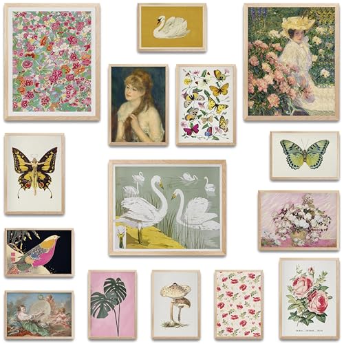 15 Pcs Maximalist Gallery Wall
