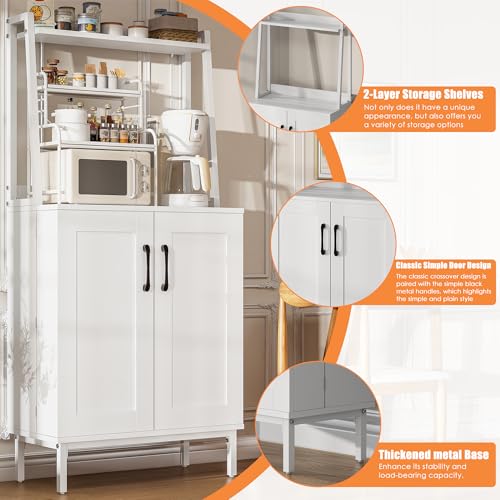 51" Kitchen Baker's Rack with Storage