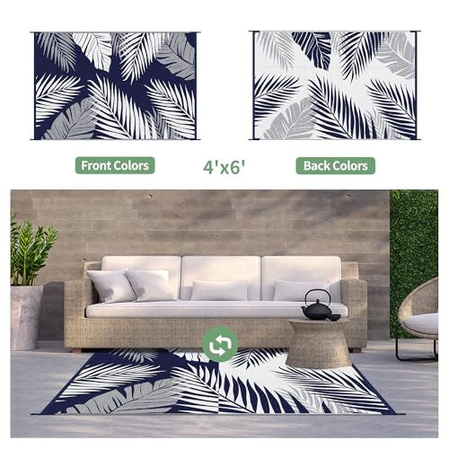 Outdoor Rug Waterproof Plastic Rugs for Patio