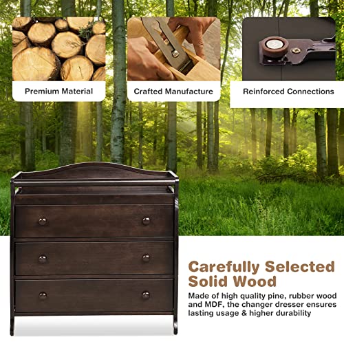 3 Drawer Changing Table