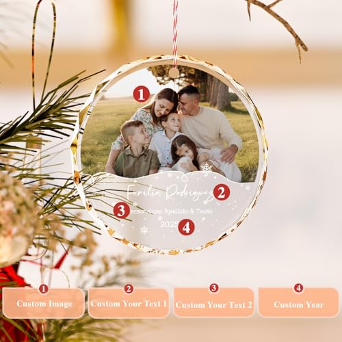 Personalized Family Christmas Ornaments 2025