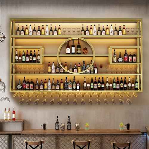 94.5in Large Wall Mounted Wine Rack