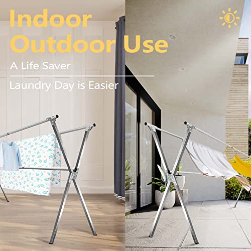 63 Inches Clothes Drying Rack