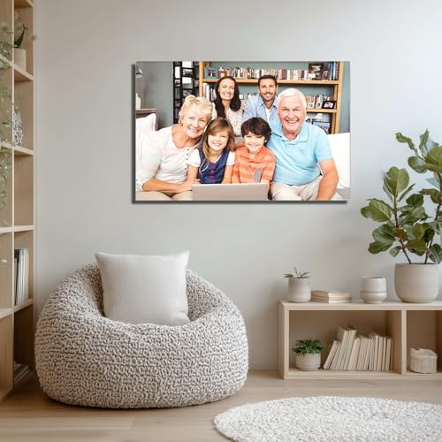Custom Canvas Prints with Your Photos 18"x12" Wall Art
