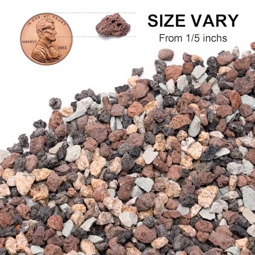 2.5lbs Mix Horticultural Lava Rocks for Plants
