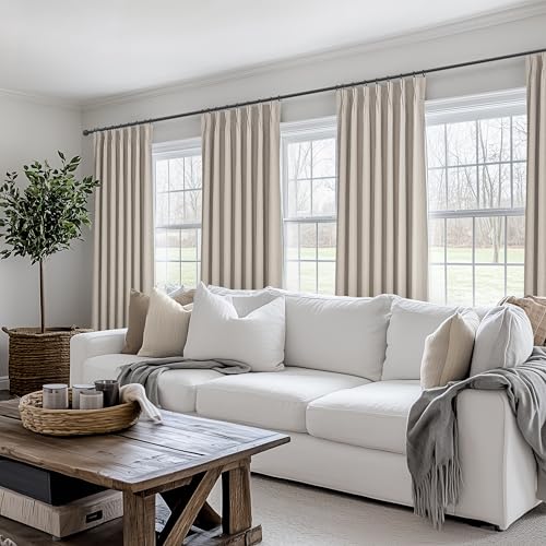 Viral Curtains with Pinch Pleat Clips & Hooks (2 Count)