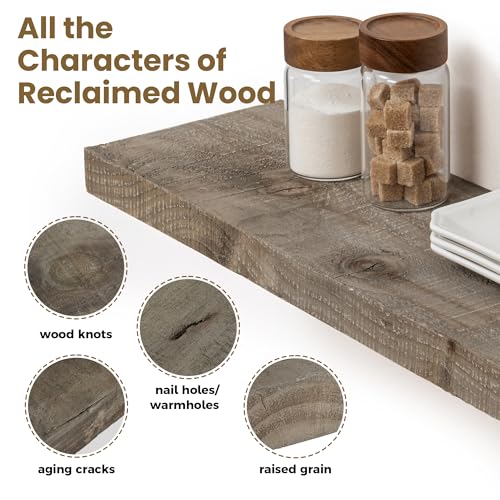 48 Inch Fireplace Mantel Shelf (2 Count)