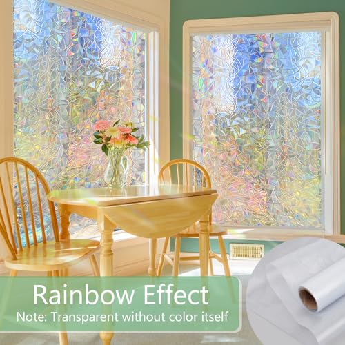 Window Privacy Film Static Clings (225.65 Sq Ft)